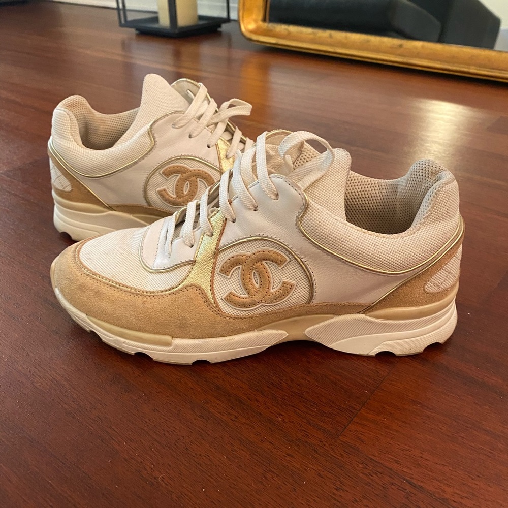 Chanel Sneakers Size 8.5 (38.5) - Picture 4 of 5